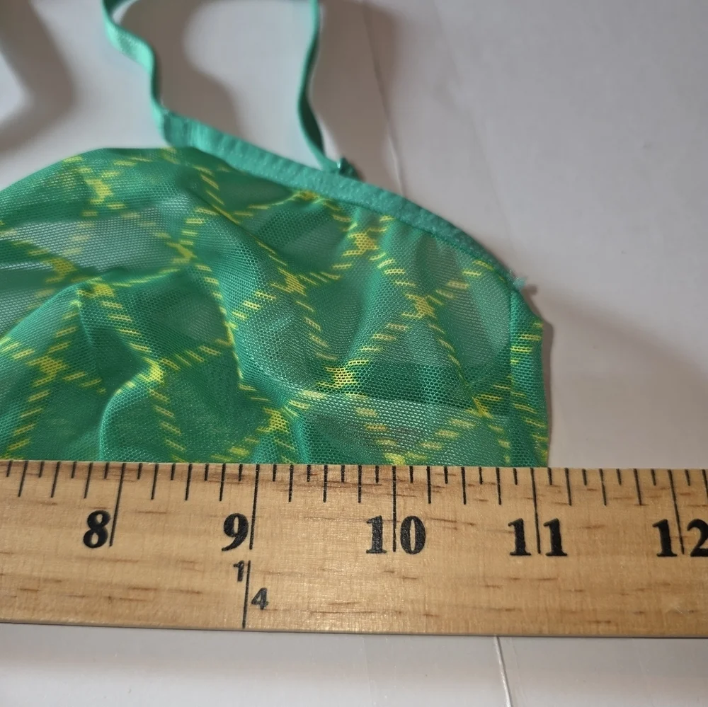 Colsie Size XS Green Bralette NWOT